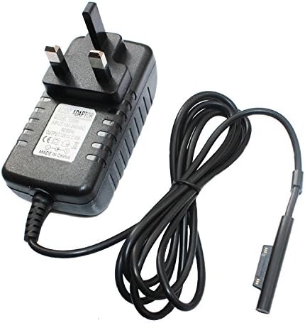 Eliph UK Plug 15V 1.6A Power Supply AC Adapter Cord for Microsoft Surface Pro 4