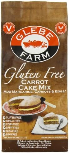 Glebe Farm Gluten Free Carrot Cake Mix 300 g (Pack of 3)