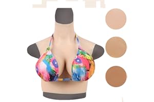 Cuirasse en Silicone avec Rembourrage en Coton éLastique Seins Formes Faux Seins pour Travestis Drag Queens Mastectomie Transgenre