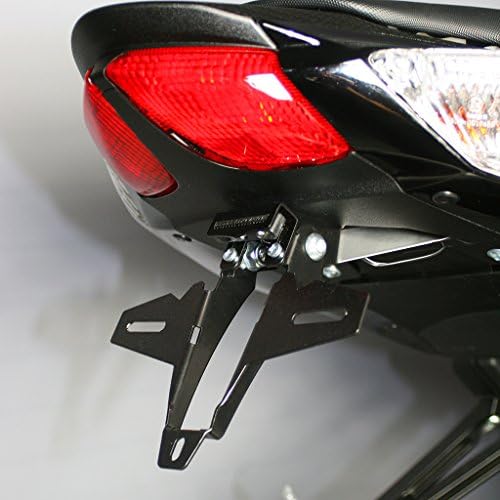 Number Plate Mount BODIS Stainless Steel Powder-Coated Black Suzuki GSX-R 750