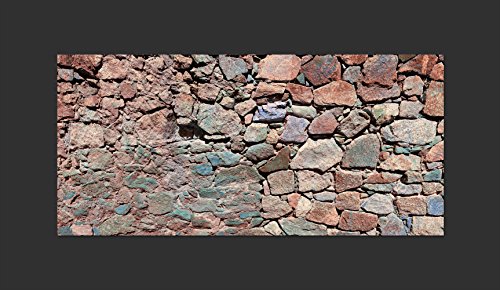 XXXL Fototapete 600×280 cm – Neuheit! Größe Format 6m Vlies Tapeten – 3 Farben zur Auswahl – Top Tapete Wandbilder XXL Wandbild Bild Fototapeten Wandtapete Steine Stein Steinoptik 3D Mauer f-A-0496-x-h - 2