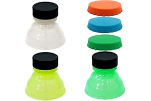 6 szt. pokrowców na puszki z napojami UK, FineGood pokrywki na puszki wielokrotnego użytku pokrowce na puszki z napojami gazowanymi przeciwpyłowymi silikonowe pokrywki na puszki do napojów gazowanych piwa i soku