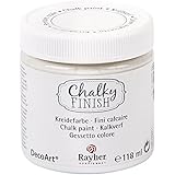 RAYHER 38867102 Chalky Finish, Dose 118 ml, wei&szlig;