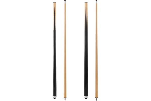 JEPNJPU 567 g pool kö pinnar för vuxna 91 cm 42in 122 cm 148 cm set med 2 eller 4, biljard köpinnar med 13 mm läderspets för barn eller nybörjare 2-delar, 14/16/18 54 g 567 g