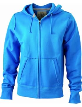 James & Nicholson Kapuzenjacke Men's Vintage Hooded Sweatshirt Felpa, Uomo