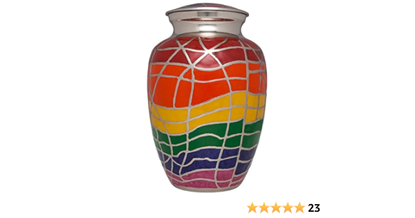 rainbow urn