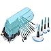 Vander 32 Pieces Make Up Brush Set Cosmetics Brushes Kit makeup brushes Set with Travel Pouch(Blue)