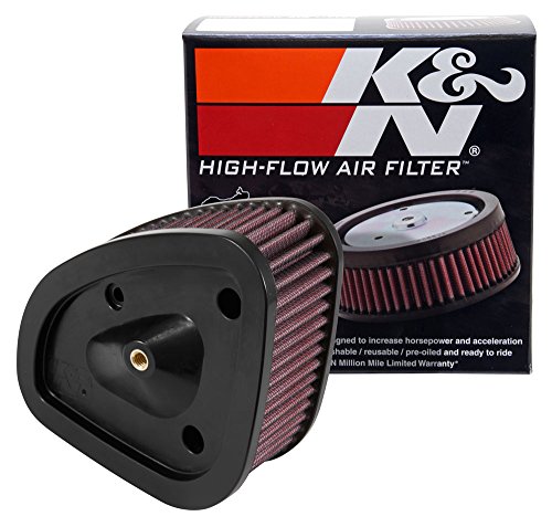 HD-1717 K&N Replacement Air Filter Compatible with HARLEY DAVIDSON FLHR ROAD KING; 2017 (Powersports Air Filters)