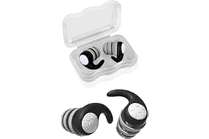 ZANTESR Swimming Ear Plugs for Adults, Waterproof Silicone Earplugs, Reusable Shower Ear Plugs with Organizer Box, for Swimming for Surfing,Diving,Showering and Other Water Sports