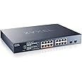 Zyxel 18-Port Multi-Gig 2.5G Cloud/Smart Managed Switch | 8x PoE++ (60W) | 1x 10G SFP+ | Rack mount [XMG1915-18EP]
