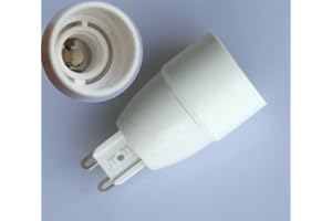 SHUOHUI 2 x G9 à E14 Lumière Support de lampe Socket adaptateur convertisseur