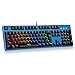 Price comparison product image Gaming Keyboard,U,Expectating MotoSpeed CK107 Color Backlight Gaming Keyboard USB Powered for Desktop Laptop BLUE