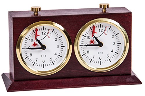 SQUARE GAME Schachuhr BHB Special Exclusive - Mahagoni