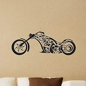 VVWV Ghost Rider Bullet Wall Stickers for Home Hall Living Boys Bed Room Door Kitchen Wall Stickers PVC Vinyl Decals L x H 70 x 40