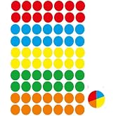 Artlantis 16 Mm Renkli Hazır Yuvarlak Etiket 240 Lı 1 Paket Mix Color Ofis Etiketleri Kendinden Yapışkanlı Nokta Etiket