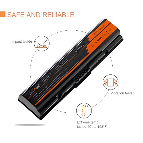 LENOGE Ersatz Hochleistung Akku Li-ion Laptop Batterie Für Toshiba Satellite A200 A205 A210 L305 L500 PA3534U-1BAS PA3534U-1BRS 5200mAh - 4