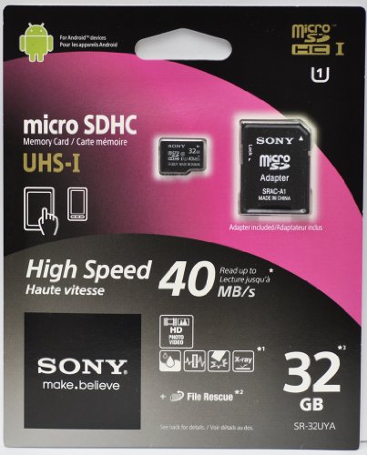 Sony 32GB Micro SD Karte Class 10 UHS-I 40Mb/s - 2