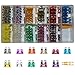Produktbild Standard autosicherungen set, KFZ Sicherungen Set, 165 Stücke 2A 3A 5A 7.5A 10A 15A 20A 25A 30A 35A 40A Auto Flachsicherung mit 1 Sicherungszieher