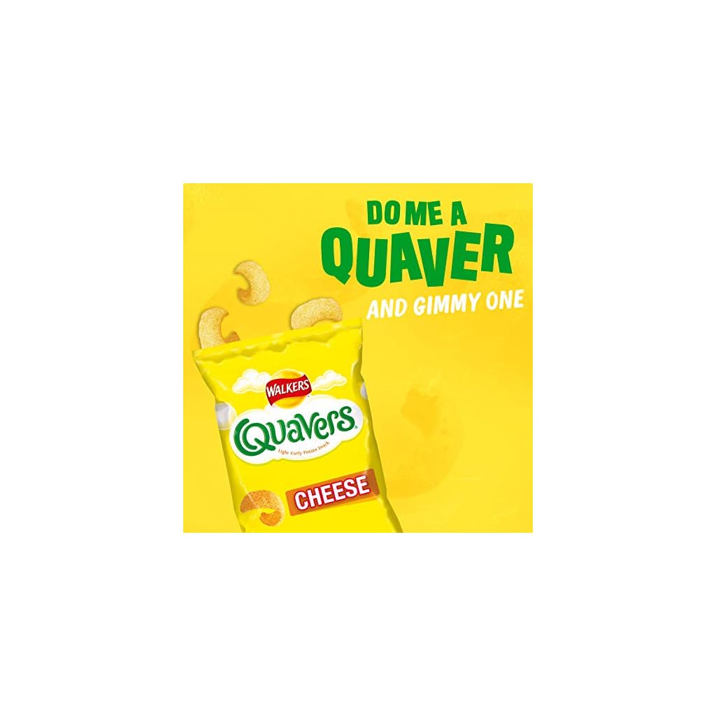 Walkers Quavers Cheese Snacks, 12 x 16 g Online Groceries