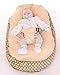 Baby Bean Bag By Lilypod UK - Chair In Neutral Heart Design Including Filling
