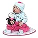 Produktbild Swiftswan 22 Zoll Kinder Reborn Baby Doll Ganzkörper Silikon Lebensechte Newborn Puppe