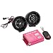 Produktbild Universal Motorrad Audio Alarm FM USB SD MP3 Stereo 2 Lautsprecher Alarmanlage Sound-System mit Fernbedienung