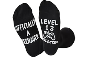 Dekzked 13th 18th Birthday Gifts for Boys Funny Christmas Stocking Fillers for Teenage Boys 21st Birthday Socks for Men