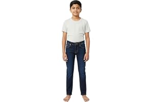 A2Z 4 KIDS A2Z Kids Boys Relaxed Straight Fit Jeans for Teens Stretchy Comfortable Cotton Loose Fit Jeans Age 5-6, 7-8, 9-10, 11-12, 13 & 13-14 Years