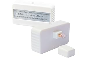 BAALAND T04D1 Maintenance Tank Chip Resetter T04D100 T3661 T6715 T6716 T04D0 Maintenance Box Chip Resetter for Epson XP-15000 XP-6000 XP-6100 XP-6001 XP-6005 XP-8500 XP-970 XP-15050 ET-15000 ET-3750