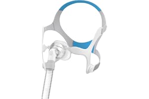 Förbättrat helrörsbä set för N20, Nasal Mask för Airfit N20, Full Cover Replacement Kit med Headgear, ram, rör och kudde för N20, M storlek