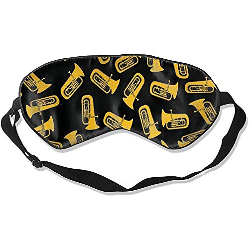 Vol de voyage d'instruments de musique Tuba isolé sans masque pour les yeux de sommeil sous pression