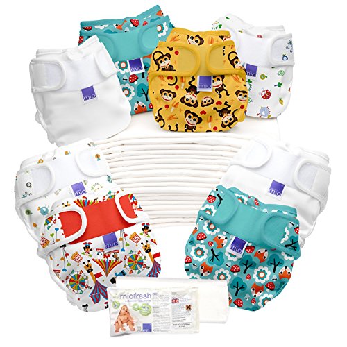 Bambino Mio Miosoft Reusable Nappy Birth to Potty Pack (2 Pieces, Unisex)