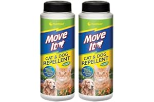 JKG Dog & Cat Repellent Granules 2PK – Natural Non-Toxic Outdoor Pet Deterrent for Gardens Lawns Bins–Safe Protection from Fouling Scratching Digging–Ideal for Dog Cat Training & Behaviour Control 240gx2