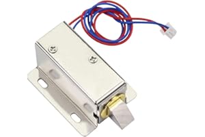 FTSTech Mini Petite Commande Électrique Électromagnétique de Serrure de Solénoïde 12V 0.6A pour l'Accès de Porte de Classeur de Tiroir