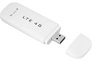 JOPWKUIN Clé modem USB, Adaptateur 4G LTE à Couverture supérieure Haute Vitesse pour la Famille pour Le Bureau pour Profiter du WiFi(avec Wi-FI)