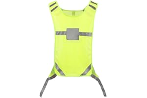 AYKRM Gilet Riflettente, Giubbotto da Ciclista in Sicurezza, Gilet da Corsa