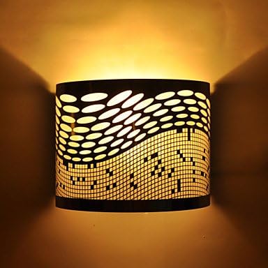 Piteng- DIY Semi Circle Wall Lamp in Chrome with Flow Pattern , 110V