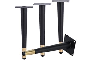 12 inch / 30cm Metal Furniture Legs, Tchosuz Pack of 4 Mid Century Modern Straight Tapered Replacement Feet for Home DIY Projects Table Sofa Couch Chair