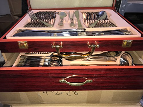 VERSAC-Besteck-Medusa-Mander-LUXUS-EDELSTAHL-72-Teilig-BESTECKSET-BESTECK-SET-TAFELBESTECK-BESTECKKOFFER-MEDUSA-Besteck-im-HOLZKISTE-SO-LANGE-DER-VORRAT-REICHT