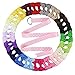 QtGirl 20 Pairs 6cm Small Bowtie Hair Bow Clips with Bow Hanger for Girls Baby
