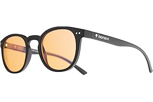 ‎HORUS X Horus X • URBAN Blaulichtfilter Brille - Blaufilter & UV-Schutzbrille (Tablet PC Bildschirme Smartphones) - Computerbrille - Herren und Damen (Unisex) | Amber