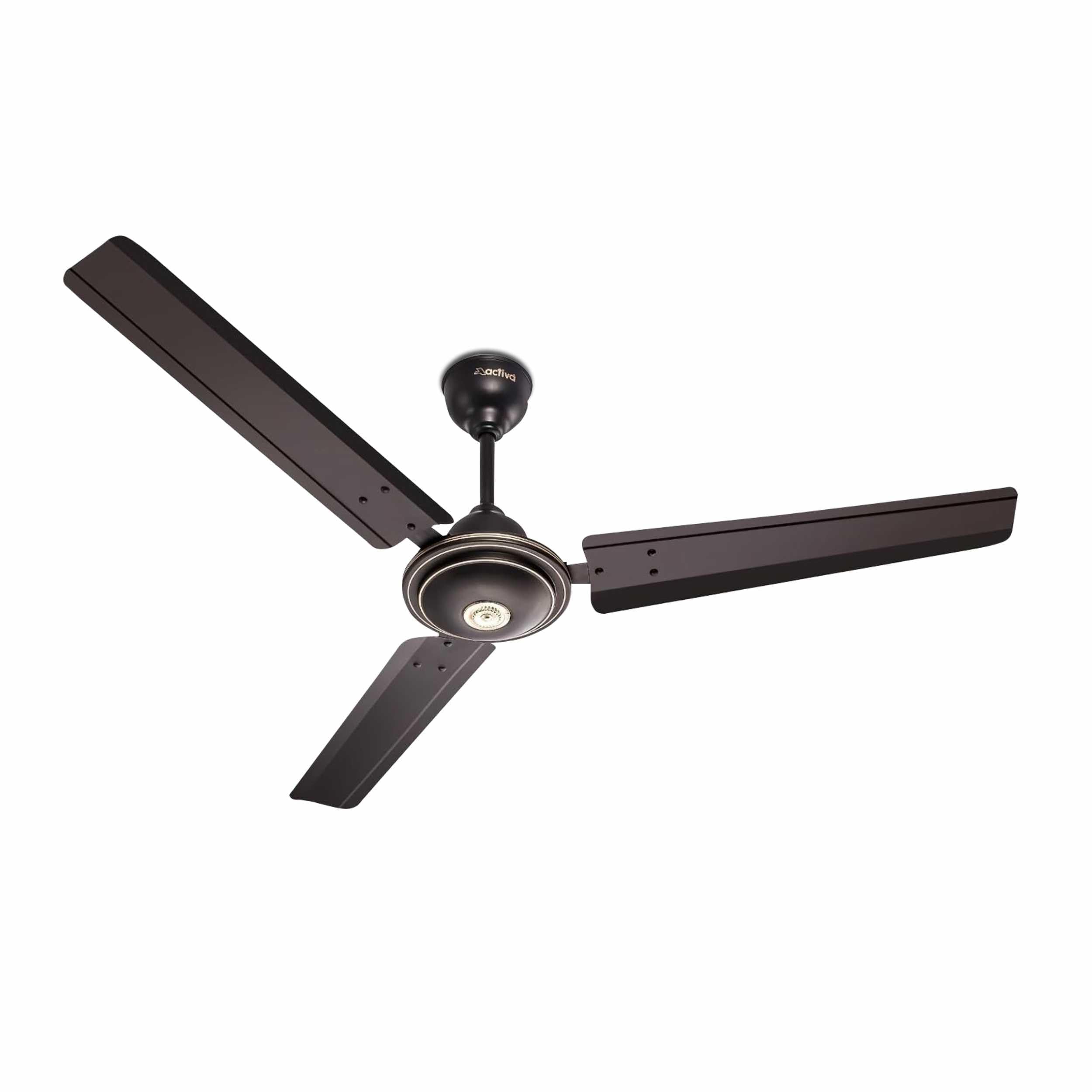 ACTIVA 1200 MM High Speed 390 RPM Anti Dust Coating Apsra Ceiling Fan come with 2 Years Warranty (Smoke Brown)