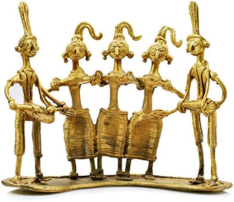 Dhokra Craft - The Musician Set - Made of Brass Metal [100% Hand Made] **X-MAS Gift**
