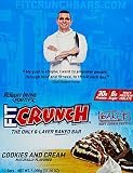 Chef Robert Irvine FortiFX - Fit Crunch Protein Bar Cookies and Cream - 88 Grams by Robert Irvine FortiFx