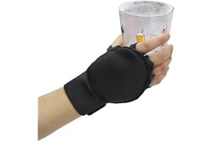 RAINBOWSTAR Weighted Gloves for Tremors Hand Weight for Fine Motor Skills Hand Weighted Utensils Adjustable Weights Glove for Parkinson’s Essential Tremors Patients 0.5lb Single