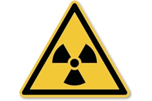 HAVATI Avviso di sostanze radioattive o raggi ionizzanti: W003 – DIN EN ISO 7010 / ASR A1.3 – Adesivo: 20 cm, 1 pezzo