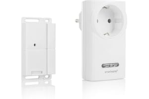 SMARTWARES Smartware radio-controlled exhaust control with a magnetic window contact and radio plug sockets for an extractor hood, sh5-set-khc