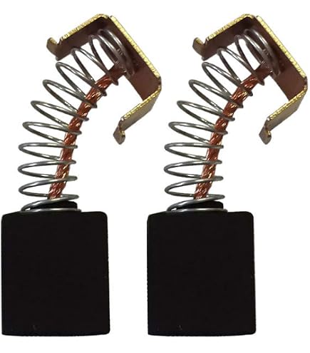 2x Kohlebürsten Für Hitachi-Bohrmaschinen – 6,5x7,5x13 Mm, Mit Kabel & Feder