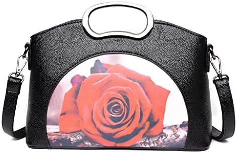 Great Strange Girl handbag with single shoulder Messenger Bag Fashion Personality Atmosphere Simple Shopping , rose tree