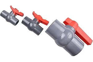 ZILIMONTT Advanced Adhesive Socket PVC Ball Valve Suitable for Various Pipe Sizes (40mm)